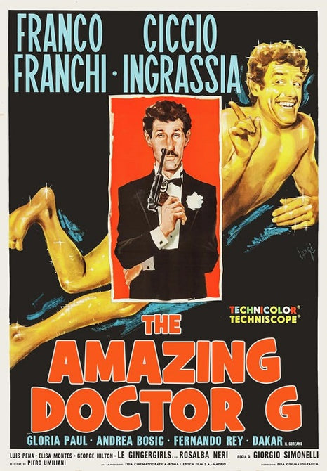 The Amazing Doctor G (Franco Franchi Fernando Rey George Hilton) DVD Presale