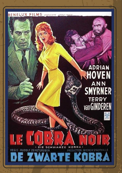 The Black Cobra (Adrian Hoven Klaus Kinski Wolfgang Preiss) New DVD