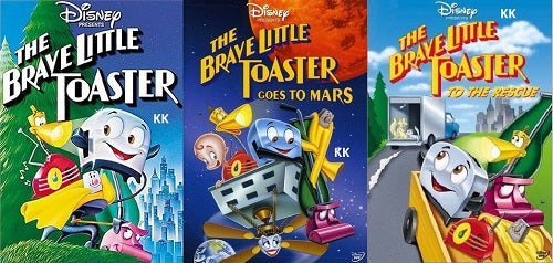 The Brave Little Toaster + Goes to Mars + To the Rescue 1 + 2 + 3 Reg 1 New DVD