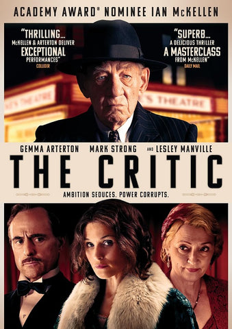 The Critic (Ian McKellen Gemma Arterton Mark Strong Lesley Manville) New DVD