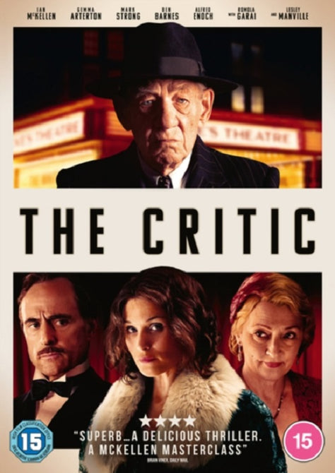 The Critic (Ian McKellen Gemma Arterton Lesley Manville Mark Strong) New DVD