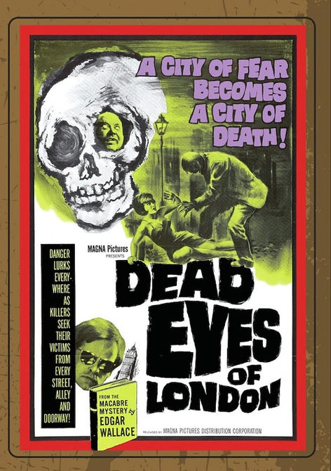 The Dead Eyes Of London (Joachim Fuchsberger Dieter Borsche) New DVD Presale