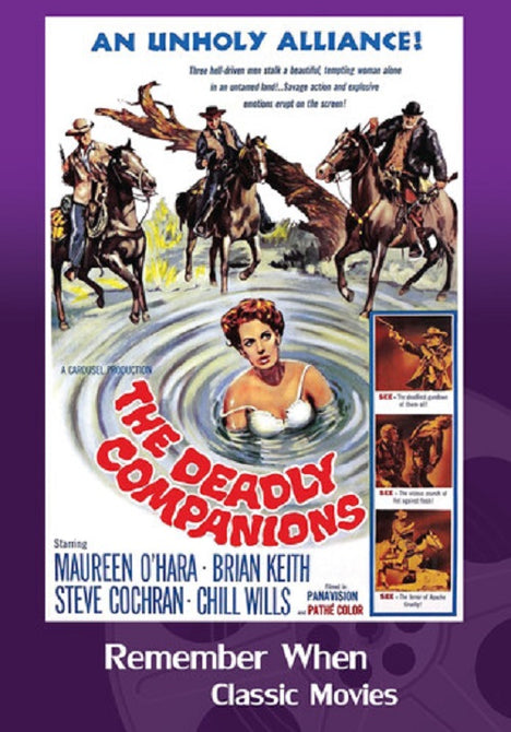 The Deadly Companions (Maureen O'Hara Brian Keith Steve Cochran) New DVD