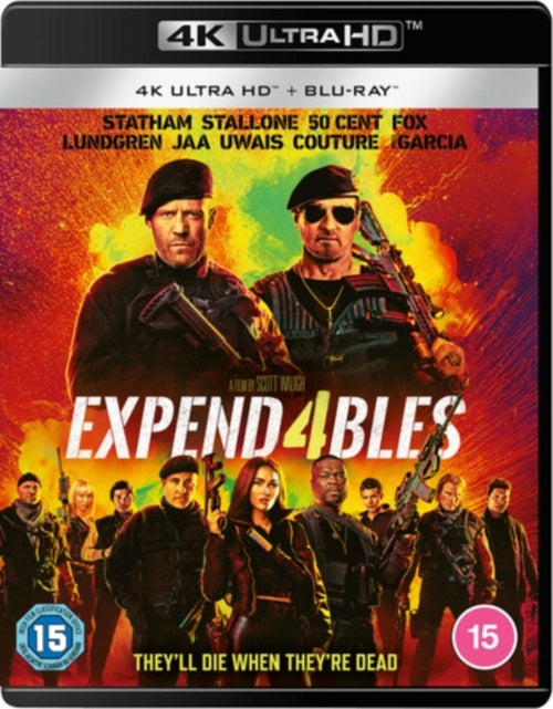 The Expend4bles The Expendables 4 Sylvester Stallone 4K Ultra HD Blu-r ...