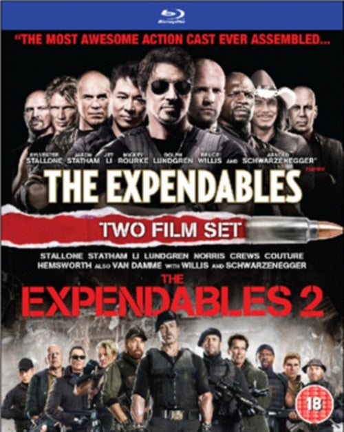 The Expendables 1 and 2 (Sylvester Stallone ) One Two New Region B Blu ...