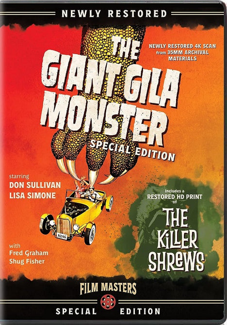 The Giant Gila Monster + The Killer Shrews (Don Sullivan Fred Graham) New DVD