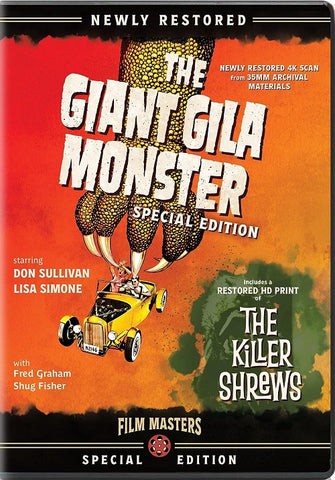 The Giant Gila Monster + The Killer Shrews (Don Sullivan Fred Graham) New DVD