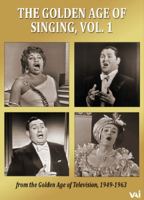 The Golden Age of Singing Volume 1 Vol One New DVD