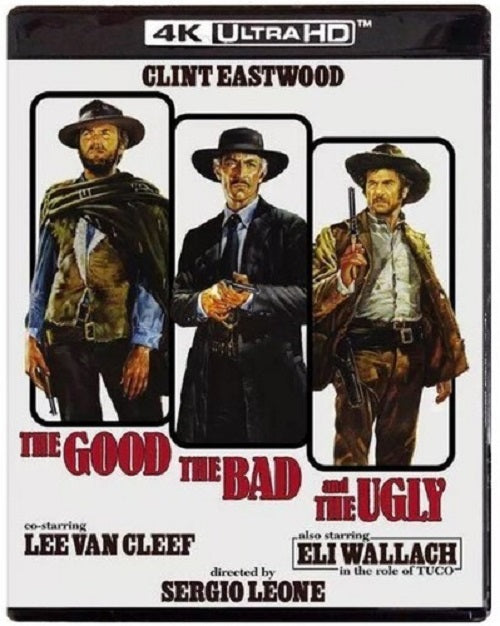 The Good the Bad and the Ugly (Clint Eastwood Eli Wallach) & 4K Ultra HD Blu-ray