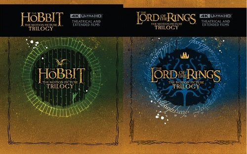 The Hobbit Trilogy + Lord of the Rings Trilogy 4K  Limited Edition Steelbook