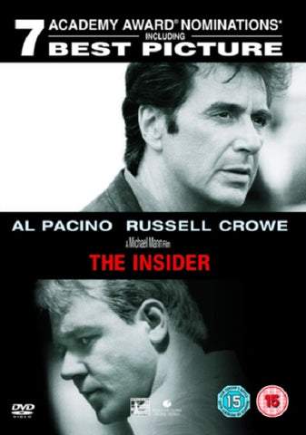 The Insider (Al Pacino Russell Crowe Christopher Plummer) New DVD