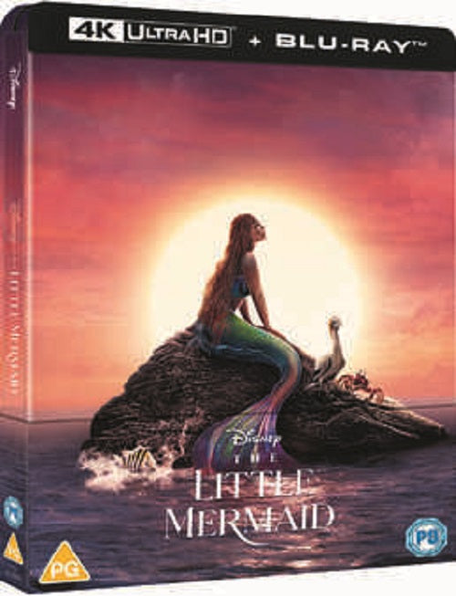 The Little Mermaid Live Action New 4K Ultra HD Region B Blu-ray + Steelbook