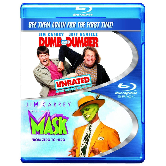 The Mask + Dumb and Dumber (Jim Carrey, Jeff Daniels) & New Region B Blu-ray