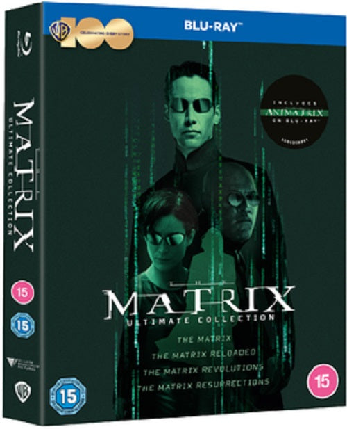 The Matrix Ultimate Collection 4 Films + Animatrix New Region B Blu-ray Box Set