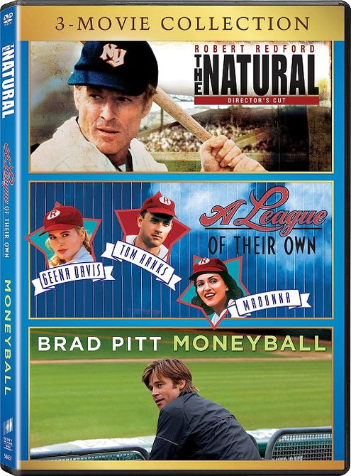 The Natural + A League of Their Own + Moneyball (Tom Hanks) New Region 1 DVD