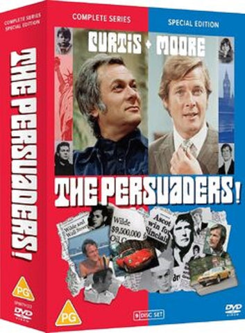 The Persuaders The Complete Series (Tony Curtis Roger Moore) New DVD Box Set