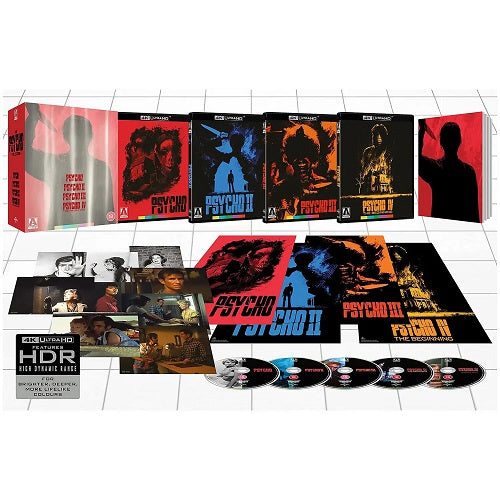 The Psycho Collection Limited Edition 4K Ultra HD Region B Blu-ray + B ...