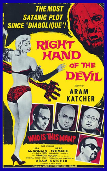 The Right Hand of the Devil (Brad Trumbull Aram Katcher) New DVD Presale