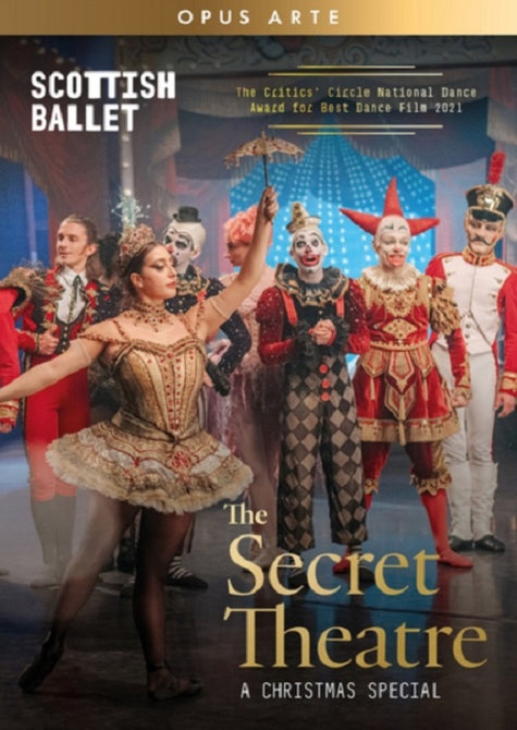 The Secret Theatre Scottish Ballet A Christmas Special New DVD