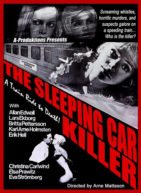 The Sleeping Car Killer (Allan Edwall Lars Ekborg) New DVD Presale