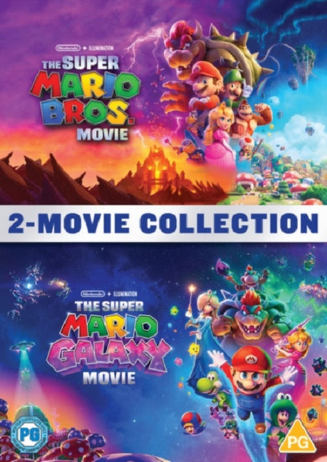 The Super Mario Bros Movie + Galaxy Movie (Chris Pratt) New DVD Presale