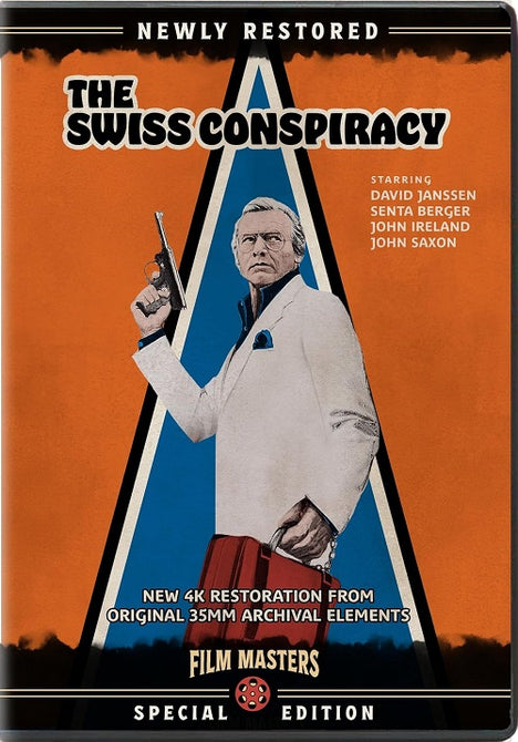 The Swiss Conspiracy (David Janssen Senta Berger John Ireland) New DVD