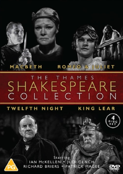 The Thames Shakespeare Collection (Ian McKellen Judi Dench) New DVD Box Set