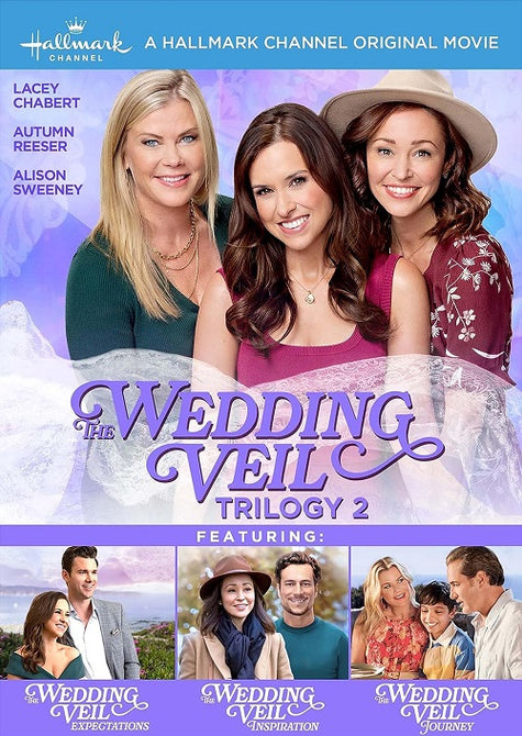 The Wedding Veil Trilogy 2 Hallmark Channel (Lacey Chabert) Two New DVD