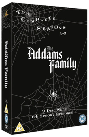 The Addams Family The Complete Seasons 1 2 3 New Series 1-3 Region 2 DVD Box Set
