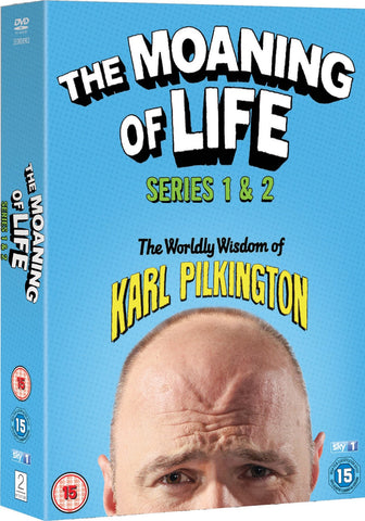 The Moaning of Life Series 1 + 2 4xDiscs (Karl Pilkington) New Region 4 DVD