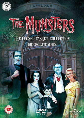 The Munsters The Closed Casket Collection 1 2 Complete Series 12xDiscs Region 4