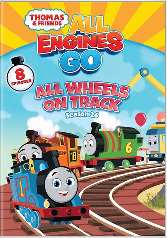 Thomas And Friends All Engines Go All Wheels On Track (Meesha Contreras) & DVD