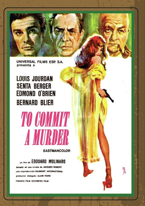 To Commit A Murder (Louis Jourdan Senta Berger) New DVD