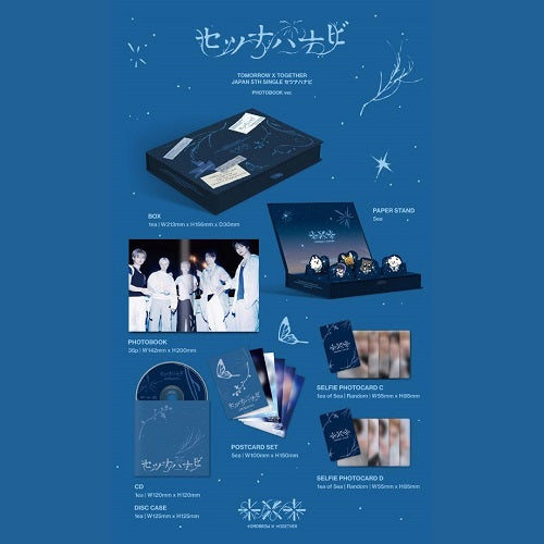 TOMORROW X TOGETHER Setsuna Hanabi Photobook Edition Minidisc New CD Presale