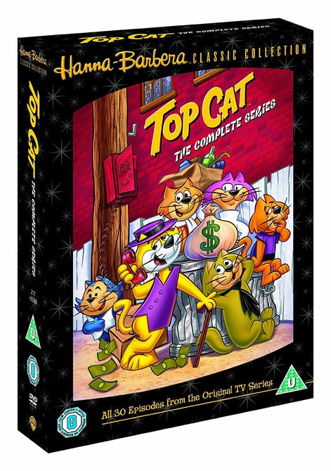 Top Cat The Complete Series Volume 1+2+3+4+5 5xDiscs Collection DVD Region 4