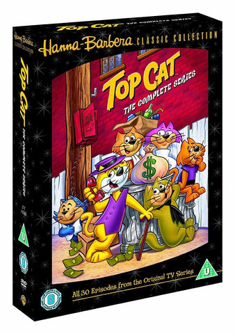 Top Cat The Complete Series Volume 1+2+3+4+5 5xDiscs Collection DVD Region 4