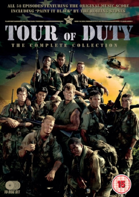 Tour of Duty Season 1 2 3 The Complete Series (Terence Knox) New Region 2 DVD