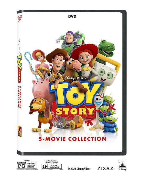 Toy Story 1 2 3 4 5 (Tom Hanks Tim Allen Conan O'Brien) DVD Box Set Presale