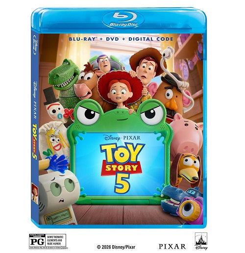Toy Story 5 (Tom Hanks Tim Allen) Five New Blu-ray + DVD + Digital Presale