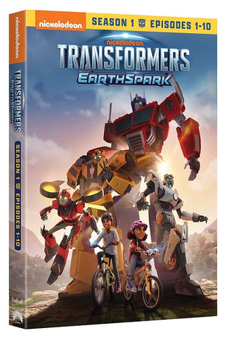 Transformers EarthSpark Season 1 Series One First Episodes 1-10 1 10 DVD