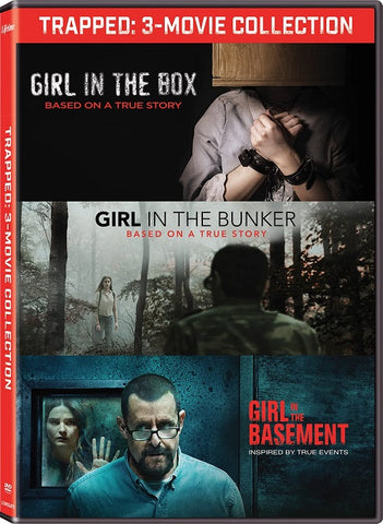 Trapped 3 Film Collection Girl in the Box + In the Bunker + In the Basement DVD