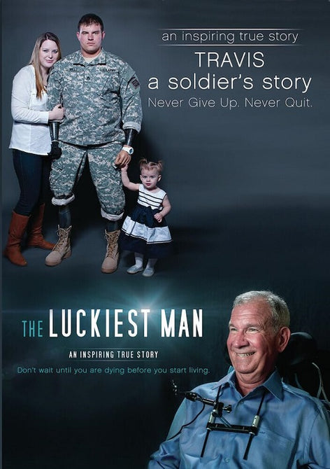 Travis A Soldiers Story And The Luckiest Man (SSG Travis Mills) & New DVD