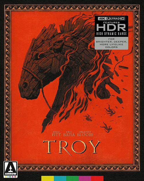 Troy (Brad Pitt) Limited Edition New 4K Ultra HD Blu-ray + Booklet Presale