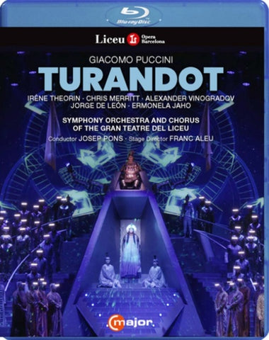 Turandot Gran Teatre Del Liceu (Josep Pons) New Region B Blu-ray