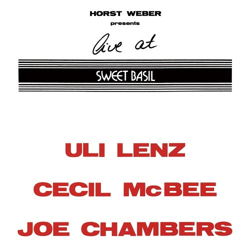 ULI LENZ CECIL MCBEE JOE CHAMBERS Live At Sweet Basil New CD Presale
