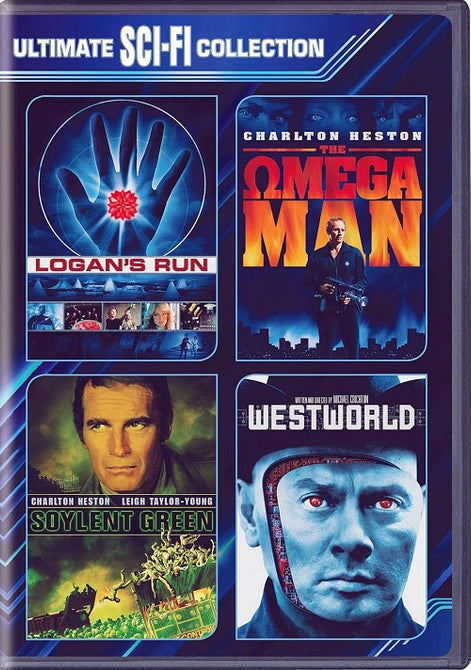 Ultimate SciFi Collection Logans Run Omega Man Soylent Green Westworld Reg 1 DVD
