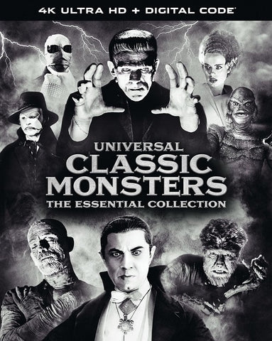 Universal Classic Monsters The Essential Collection 4K Ultra HD Blu-ray Digital