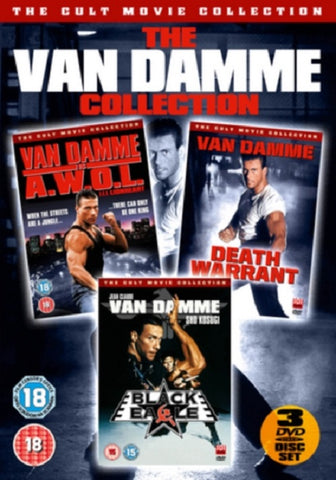 Van Damme AWOL + Death Warrant + Black Eagle (Jean-Claude Van Damme) Reg 2 DVD