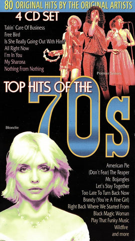 Various Artists Top Hits Of The 70's 70s 4 Disc New CD