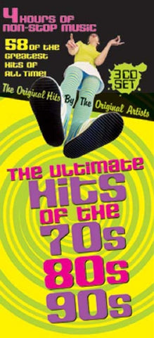 Various Artists Ultimate Hits Of The 70s 80s 90s 3 Disc New CD